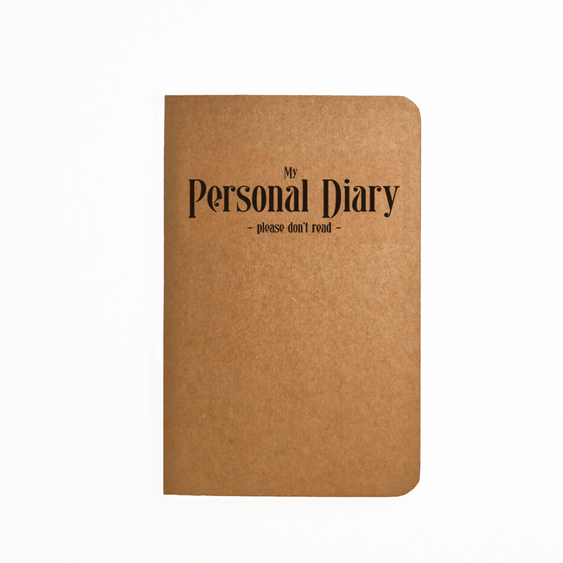 My Personal Diary - Please Don't Read - Handmade Notebook